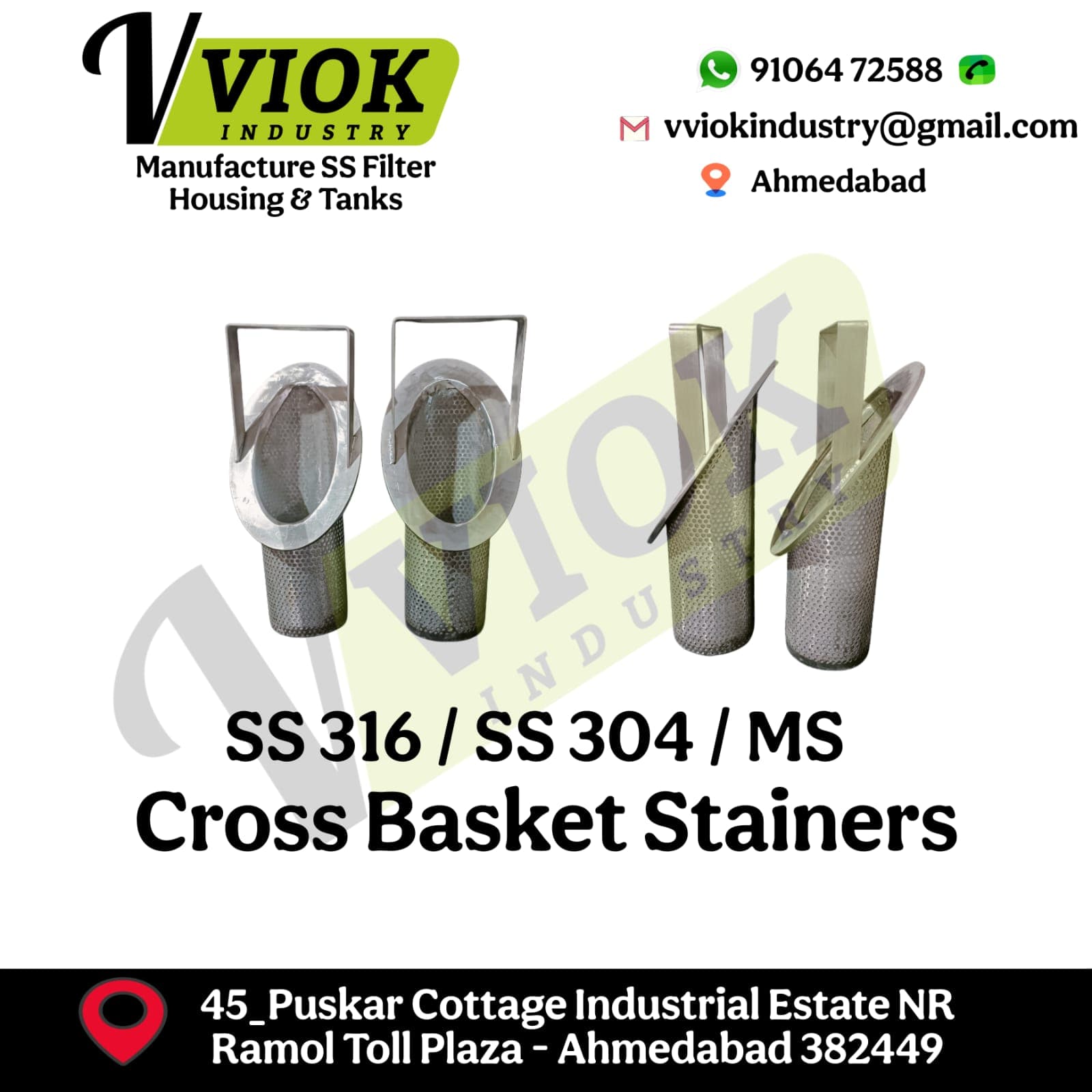 Taper Basket Strainer Manufacturer in Ahmedabad, India